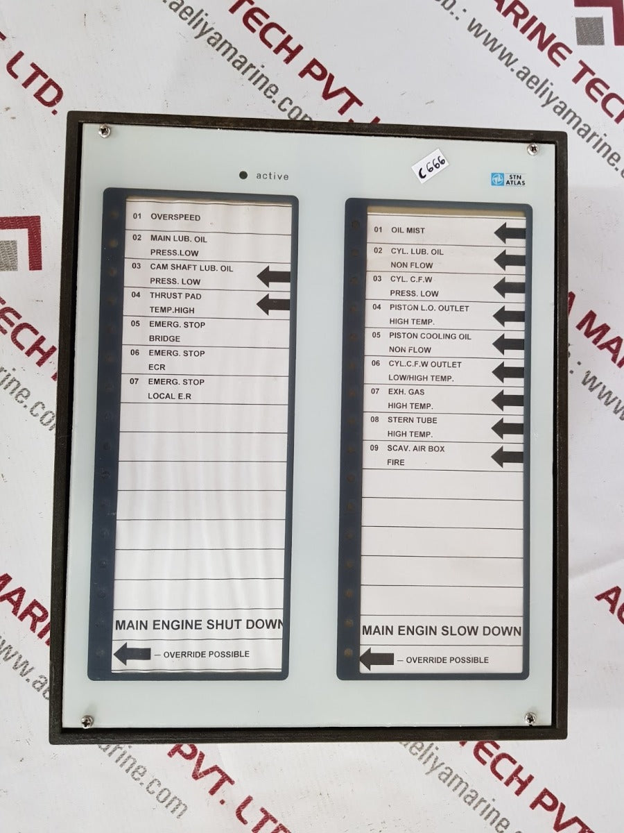 Stn atlas systemtechnik 271.132 304 indic panel mt32