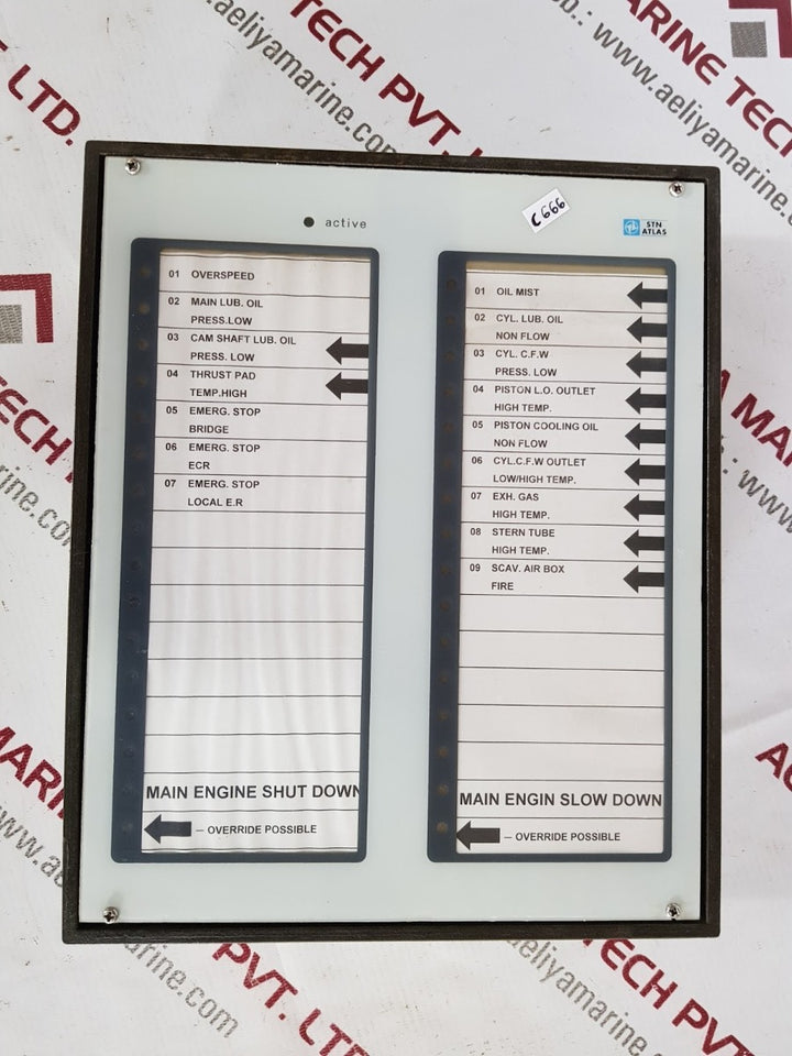 Stn atlas systemtechnik 271.132 304 indic panel mt32