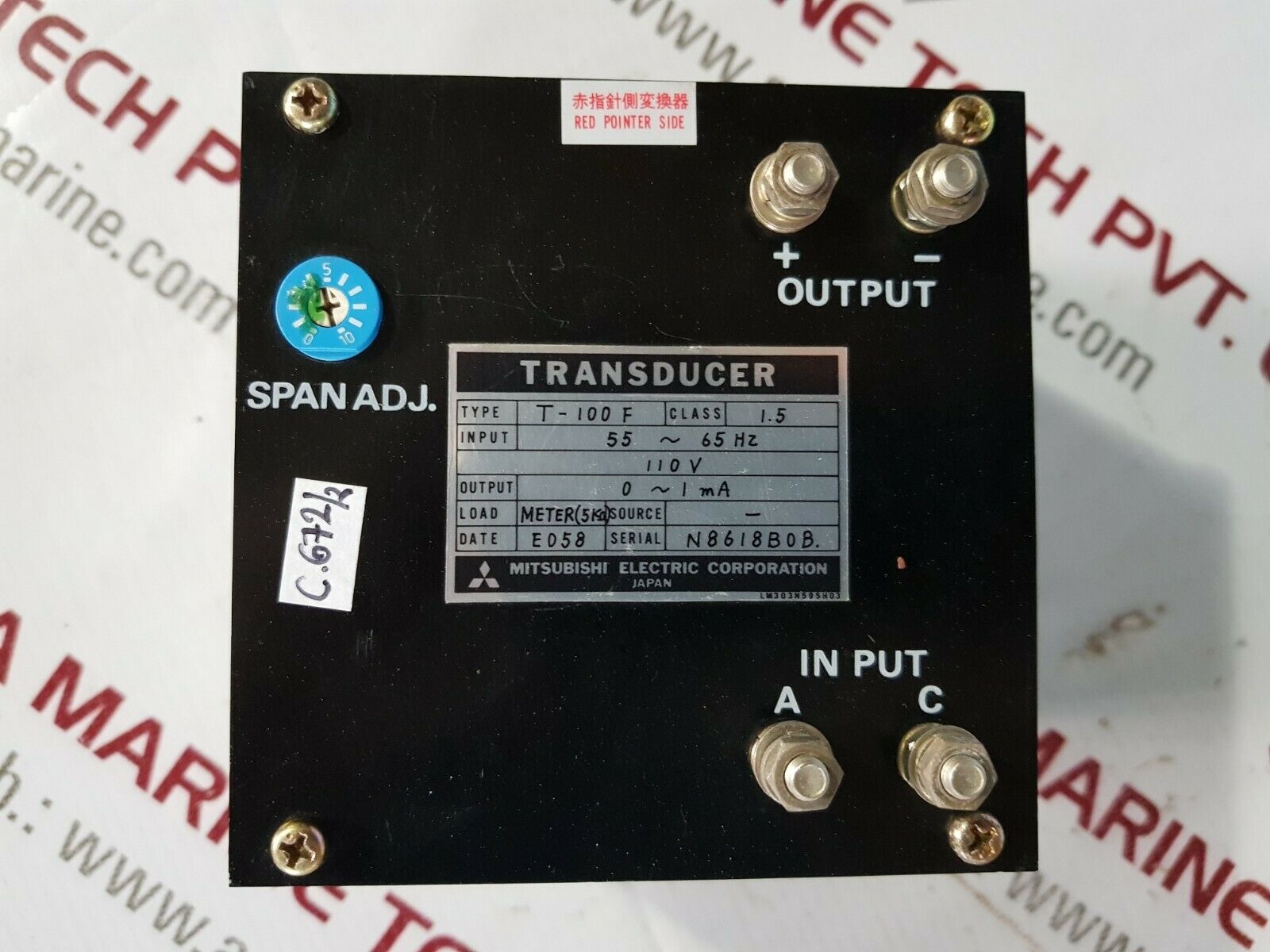 Mitsubishi electric t-100f transducer 