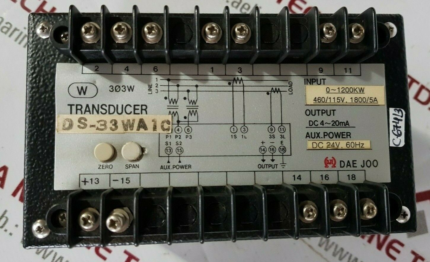 Dae joo electronic ds-33w-a1c transducer 