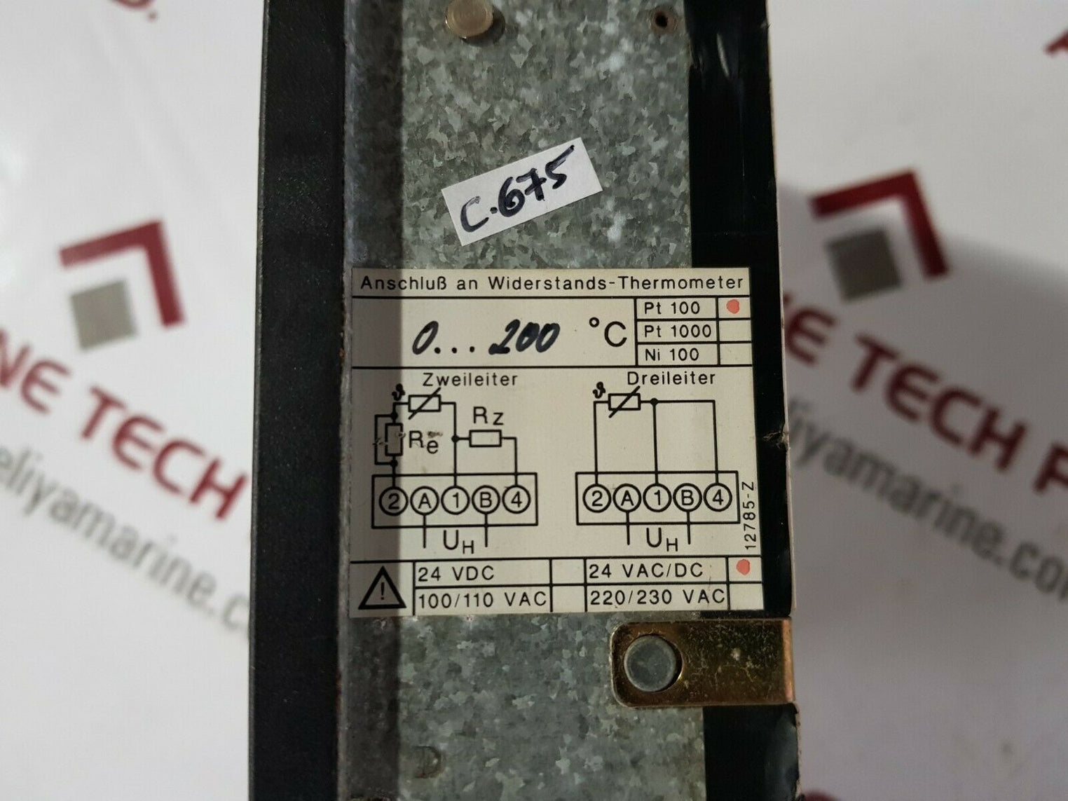 Siemens thermometer 0-200'c pt 1000