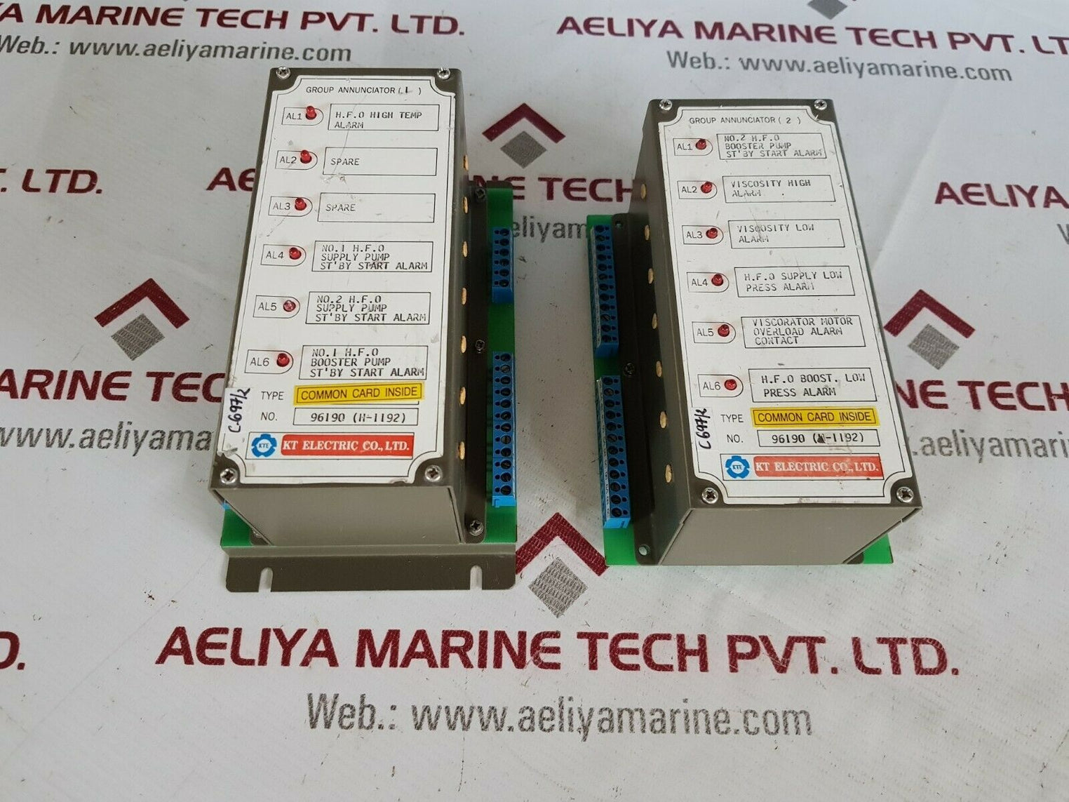 Kt electric 96190 (h-1192) group annunciator