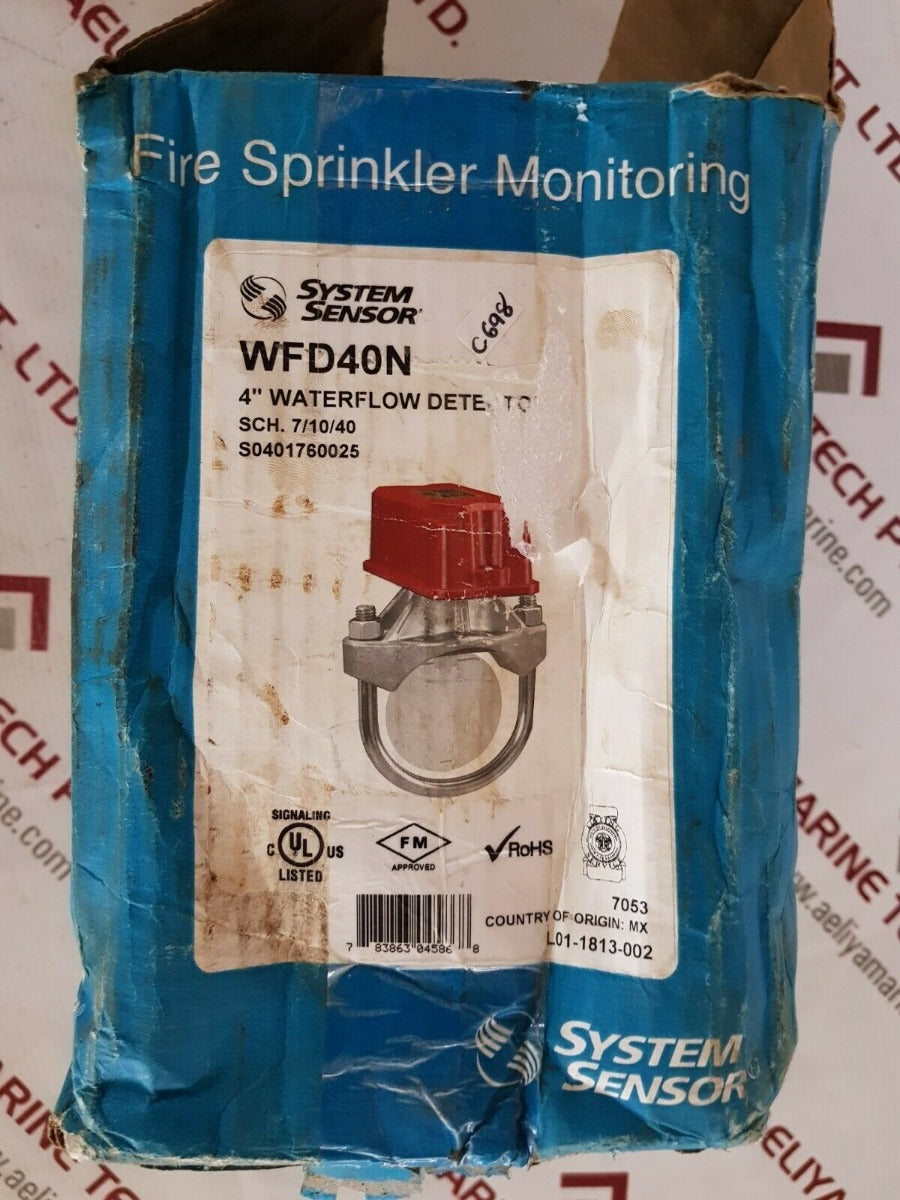 System sensor wfd40n waterflow detector 