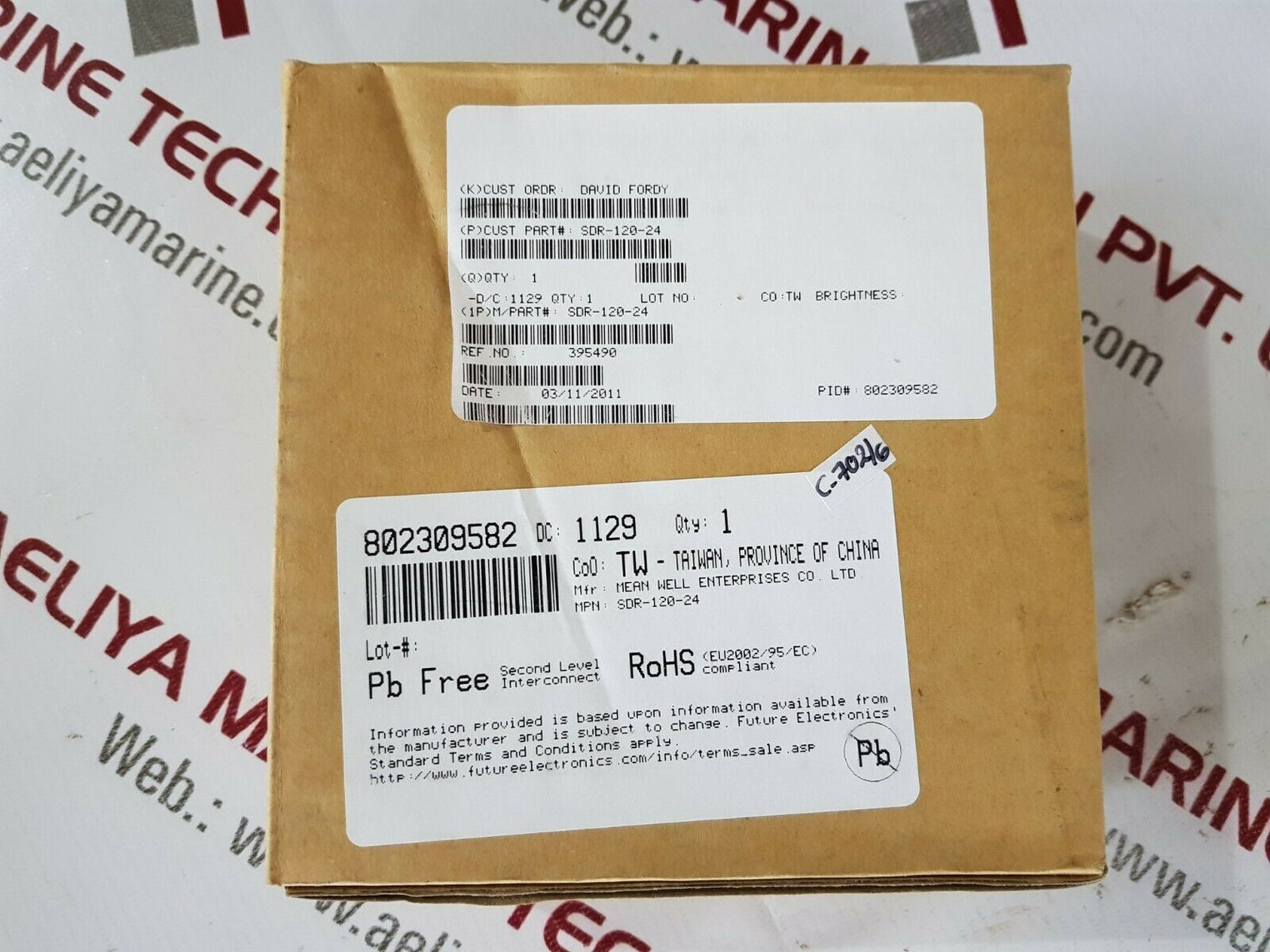 Mean well sdr-120-24 din rail power supply