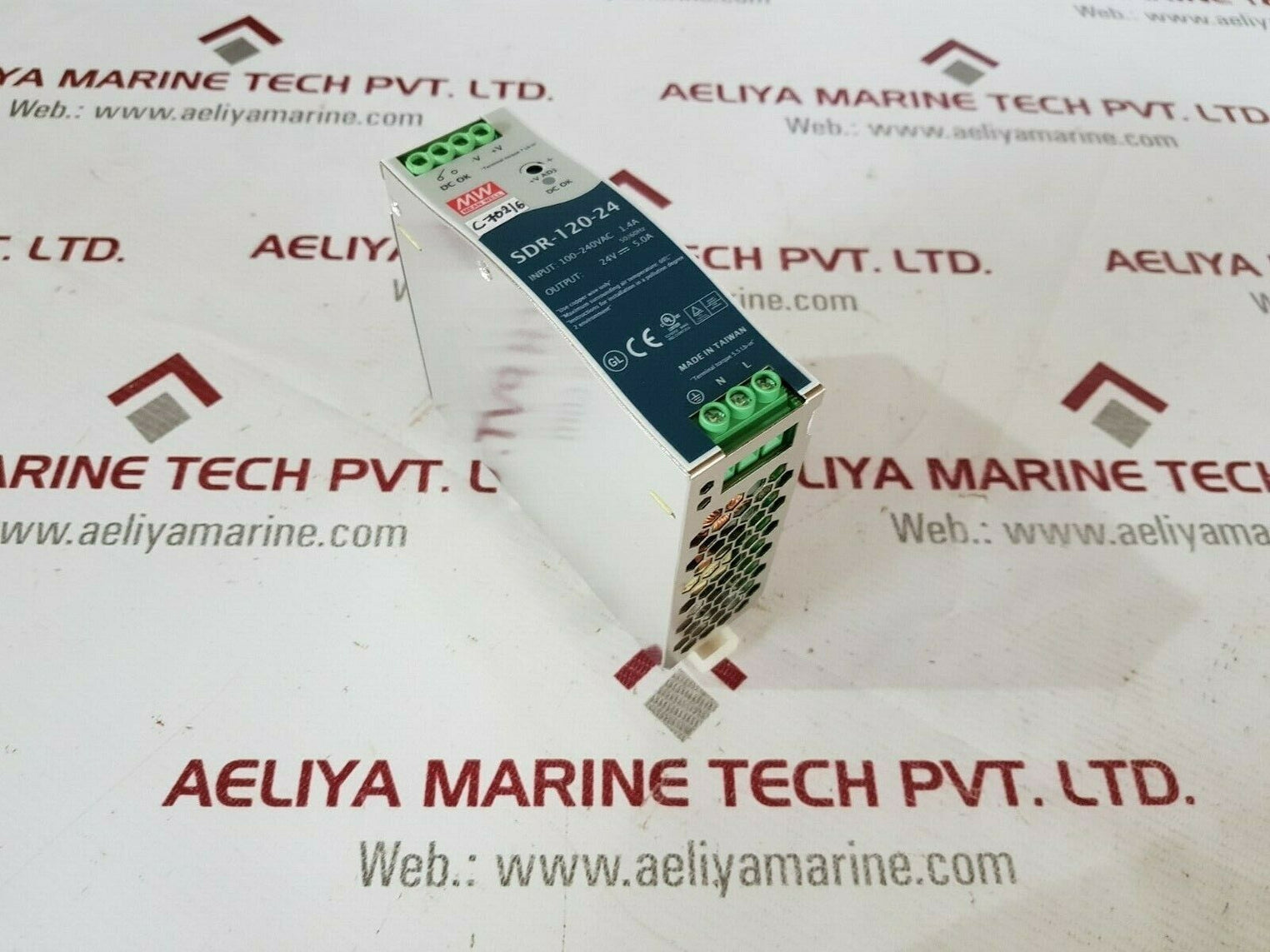 Mean well sdr-120-24 din rail power supply