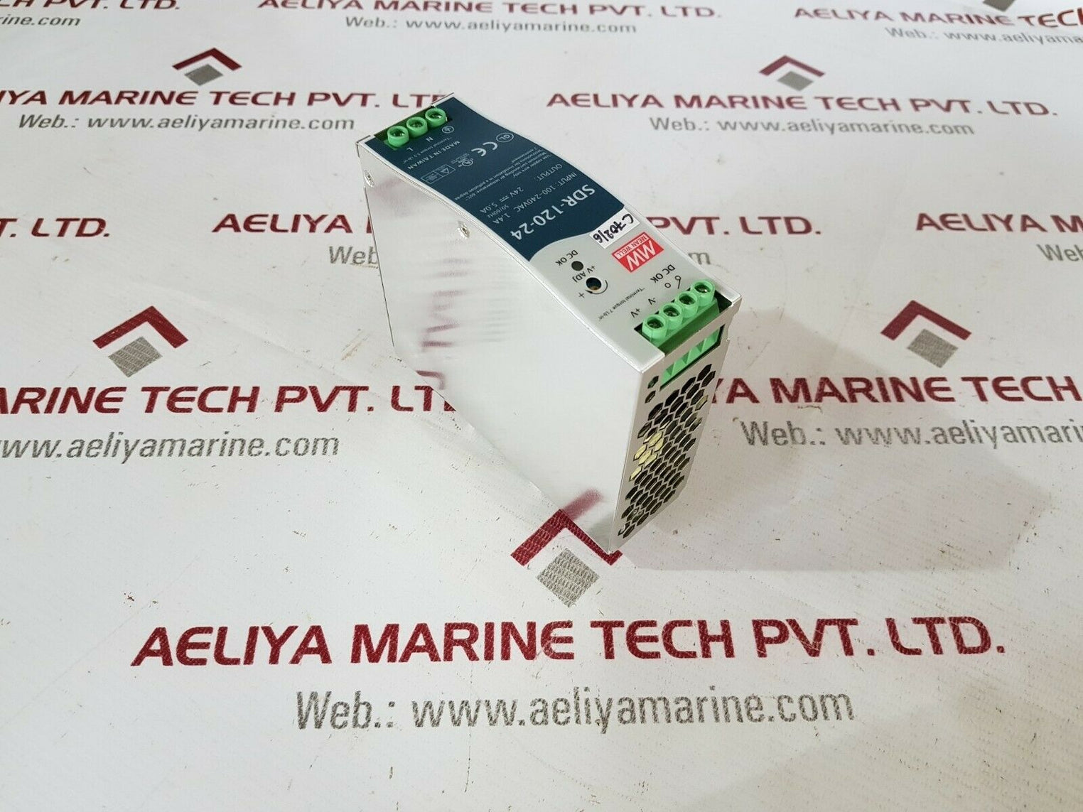 Mean well sdr-120-24 din rail power supply