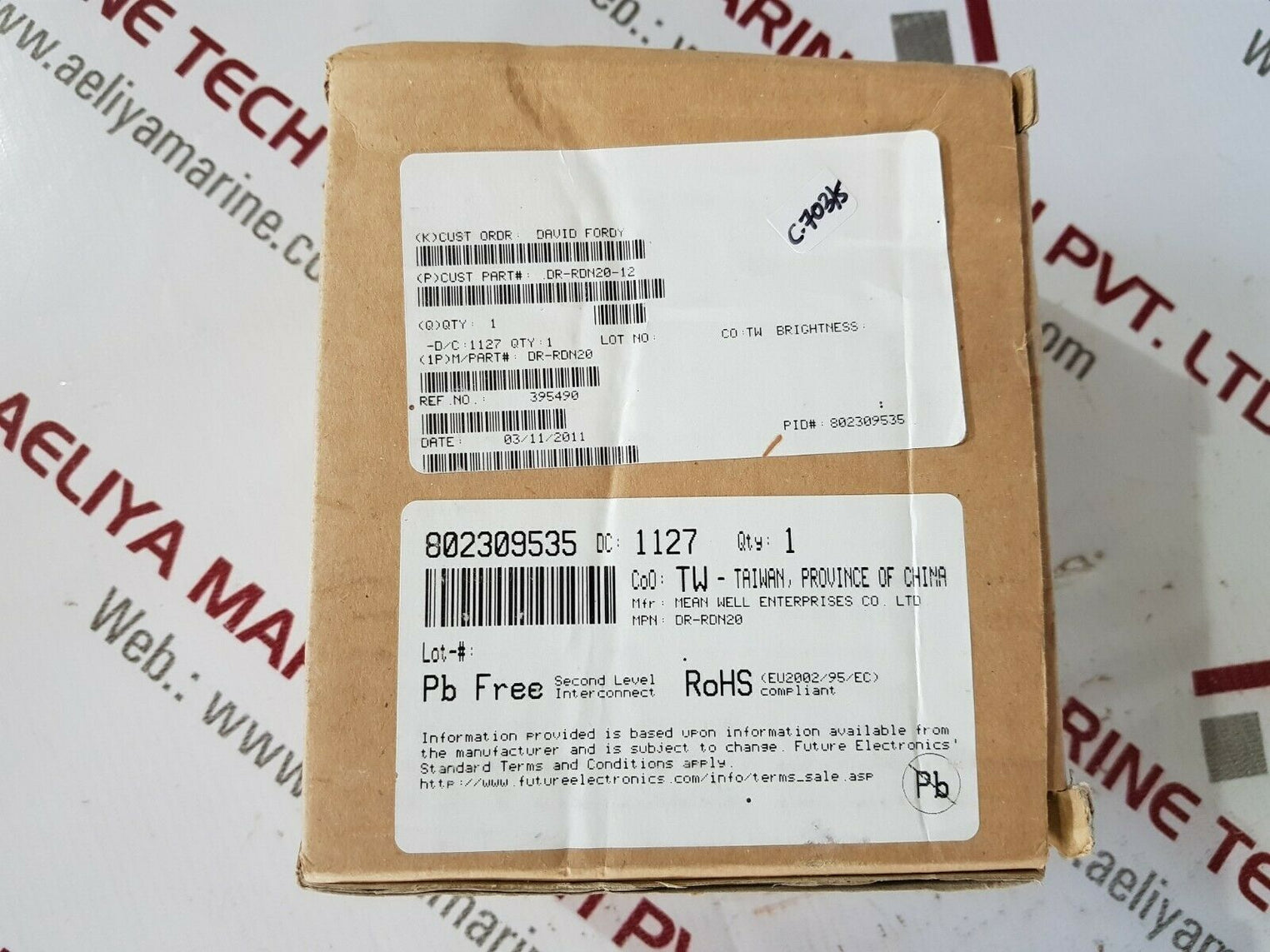 Mean well dr-rdn20 din rail power supply