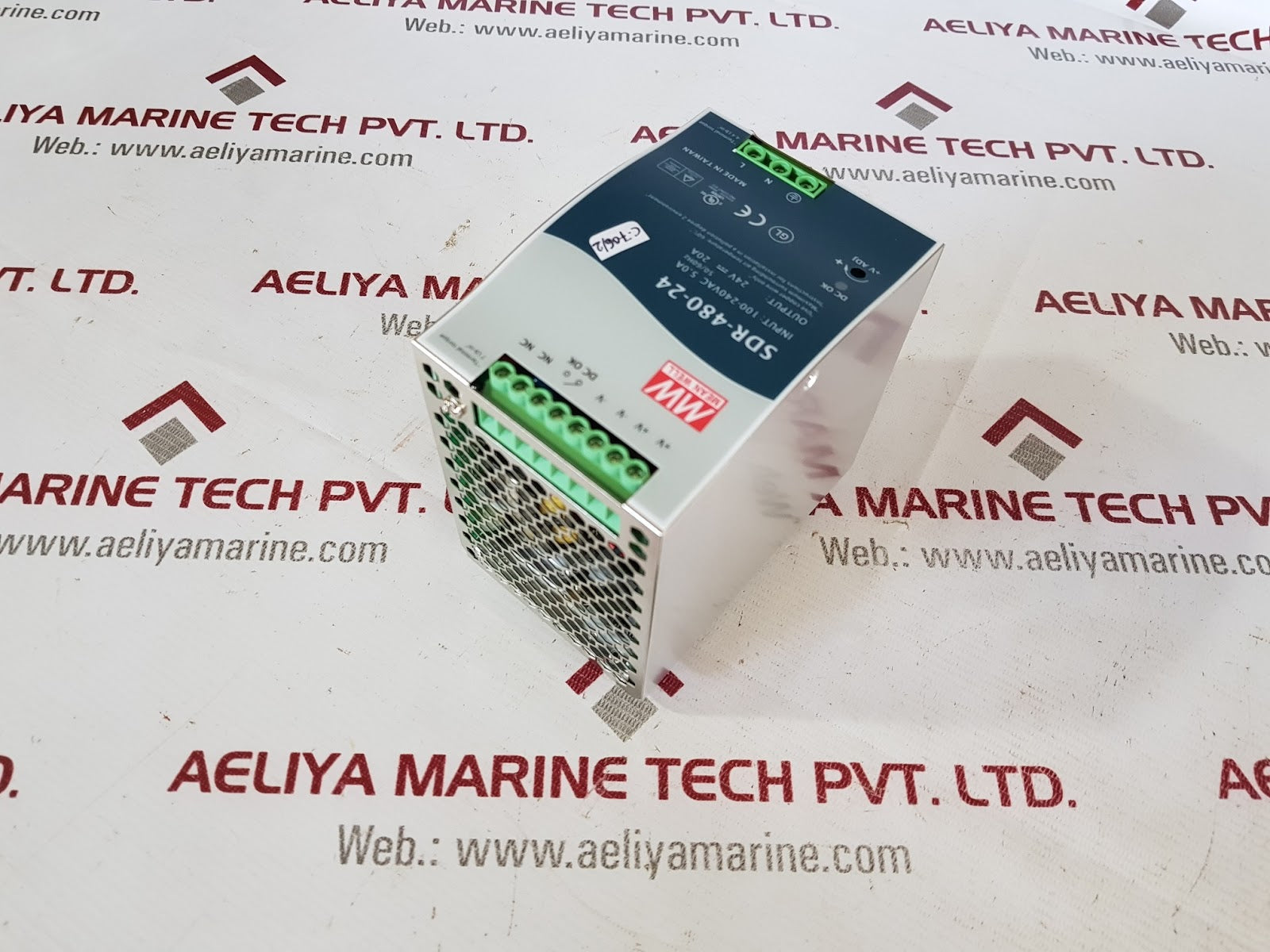 mean well sdr-480-24 din rail power supply