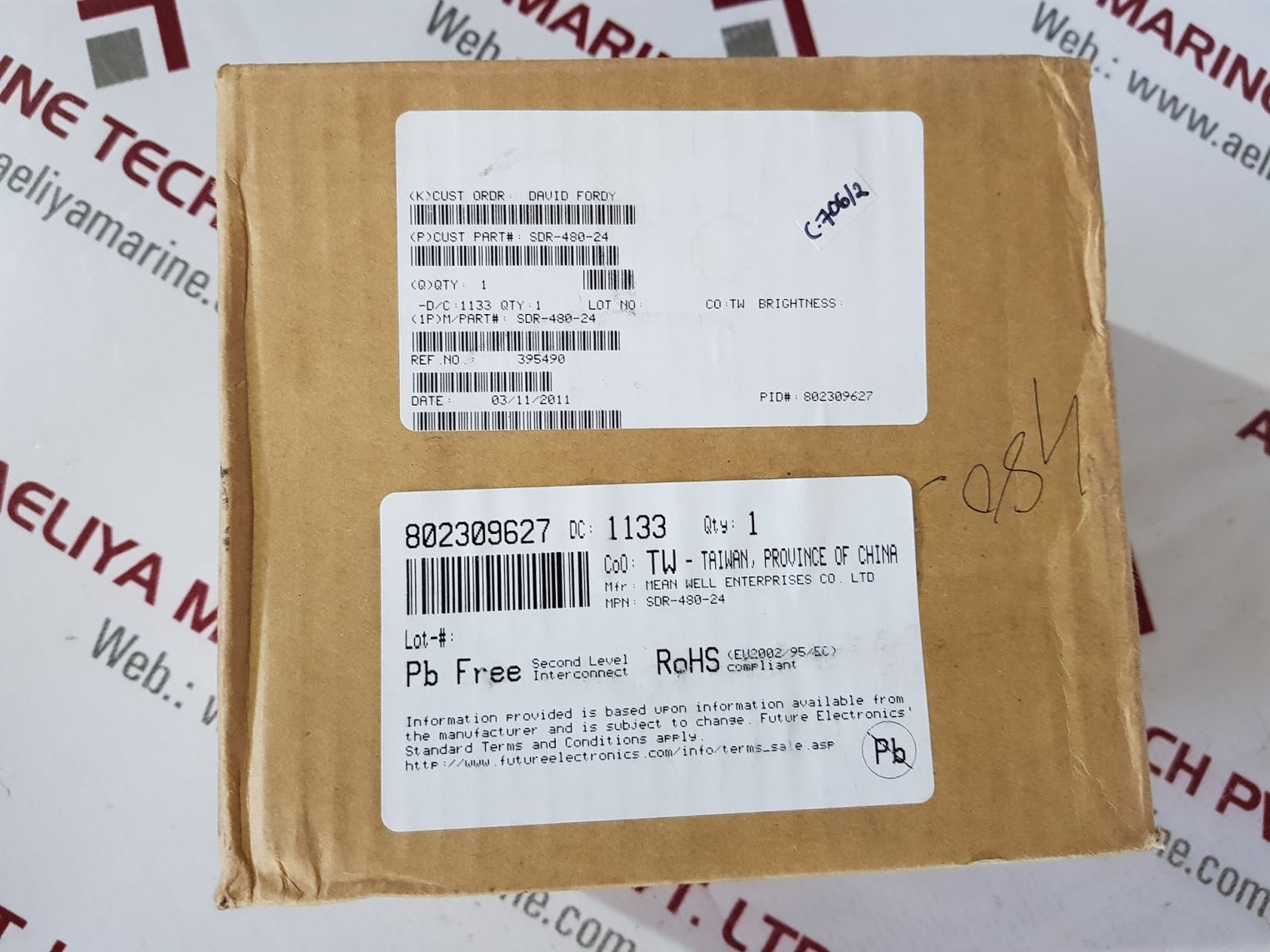 mean well sdr-480-24 din rail power supply