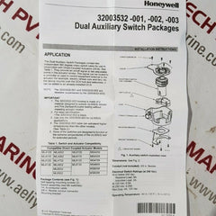Honeywell 32003532-005 auxiliary switch package for high voltage circuits