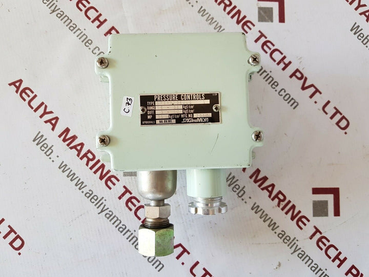 Saginomiya sps-h1 35wuq pressure controls