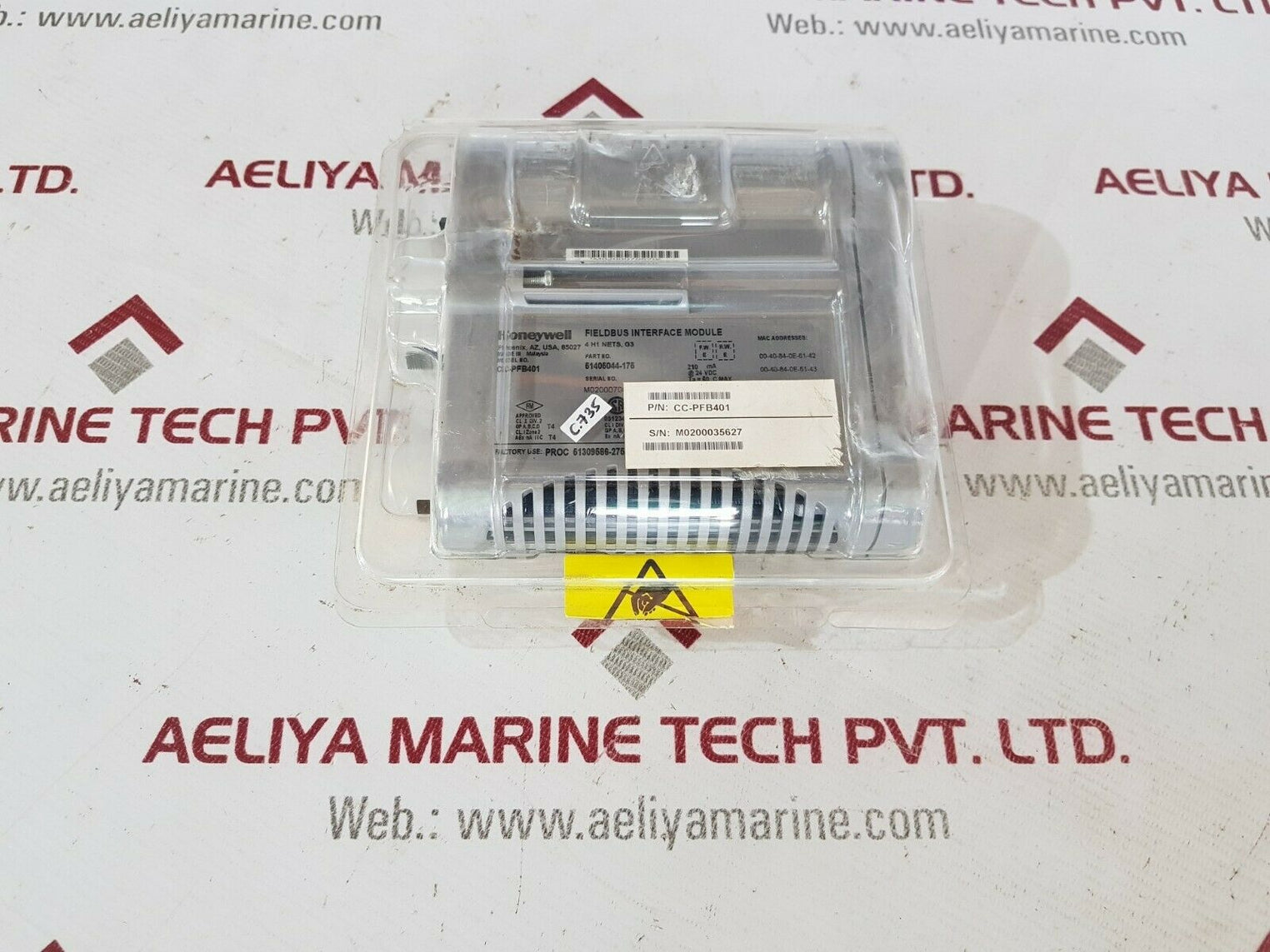 Honeywell Cc-pfb401 51405044-175 Fieldbus Interface Module