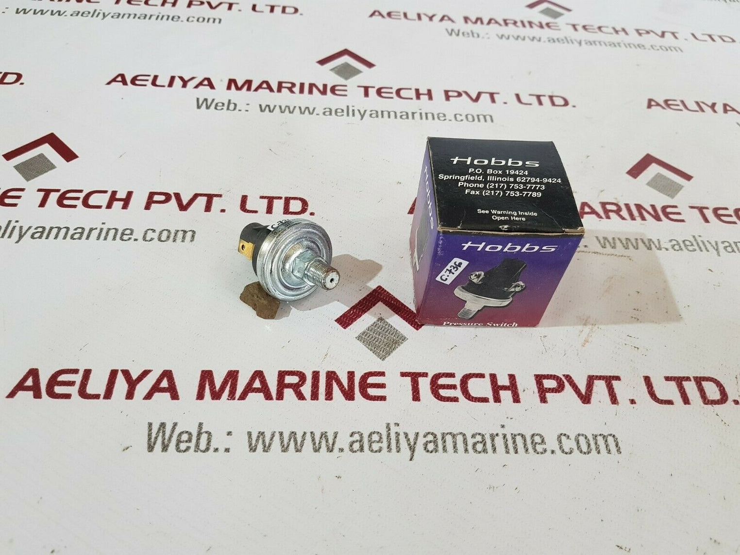 Hobbs pressure switch 78408 12 n/c