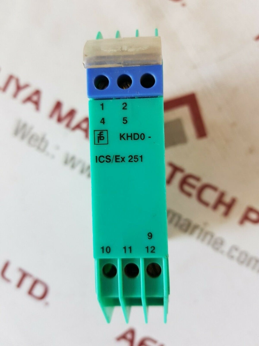 Pepperl+fuchs k-series ics/ex 251 current repeater 71312