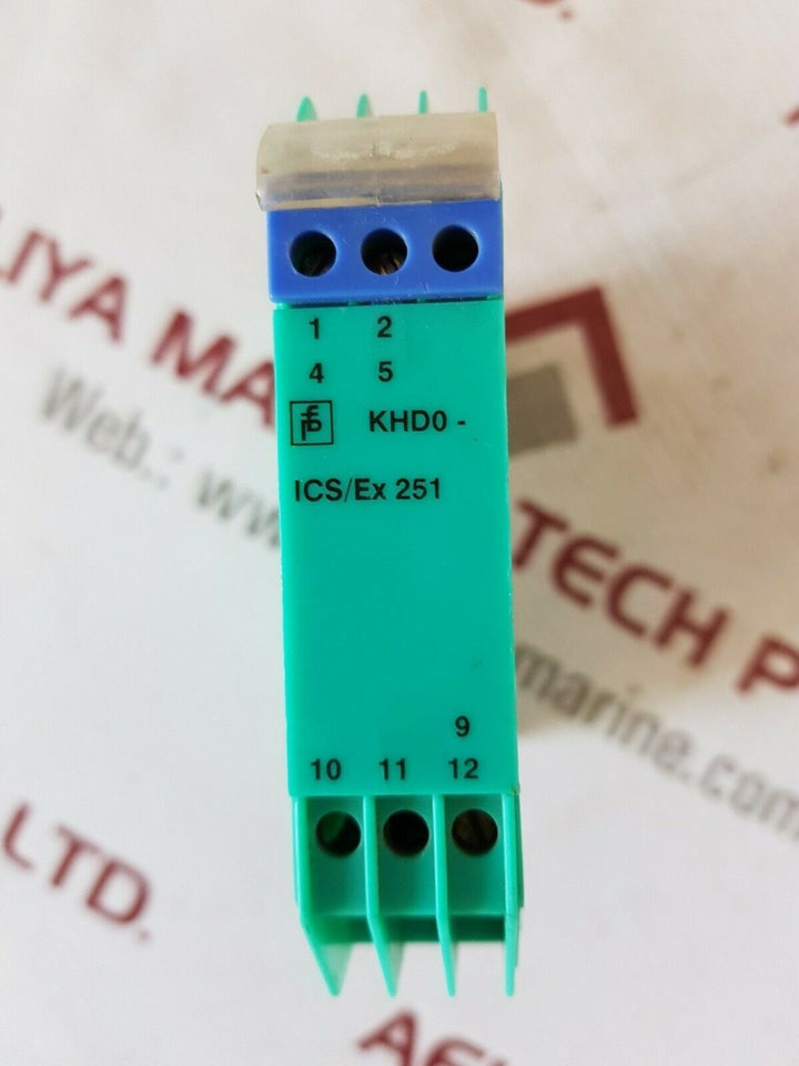 Pepperl+fuchs k-series ics/ex 251 current repeater 71312