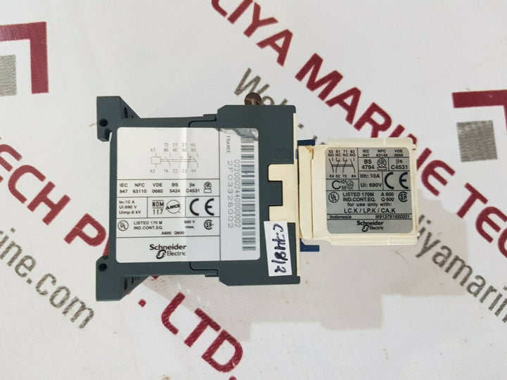 Schneider electric/ telemecanique 1kn22 contact block