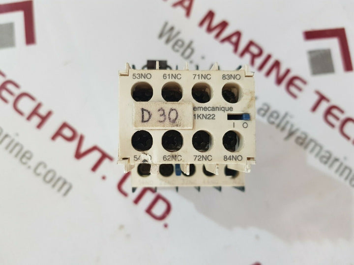 Schneider electric/ telemecanique 1kn22 contact block