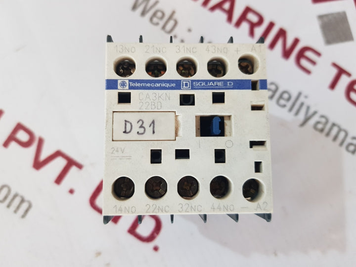 Telemecanique Square D Control Relay Ca3Kn22Bd Coil 24V