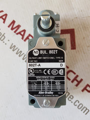 Allen-bradley 802t-a limit switch with operator and roller arm