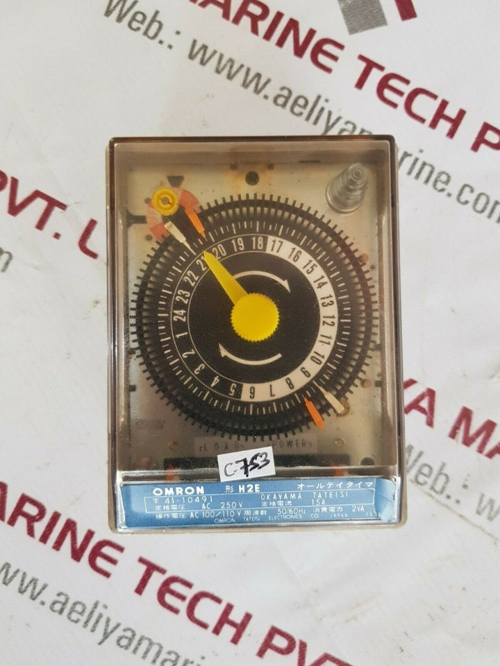Omron h2e timer switch 100/110v 2va