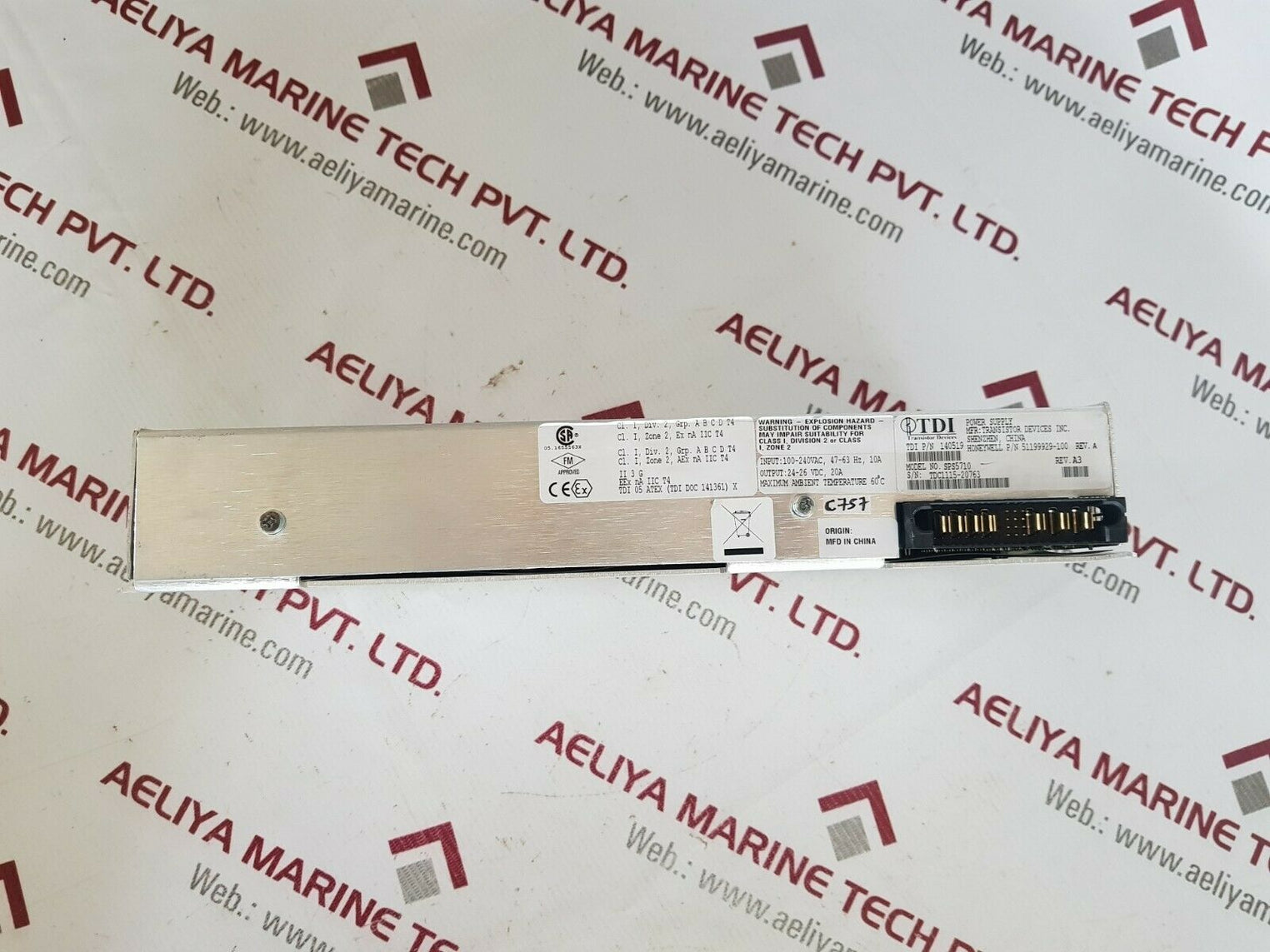 honeywell 51199929-100 tdi sps5710 power supply