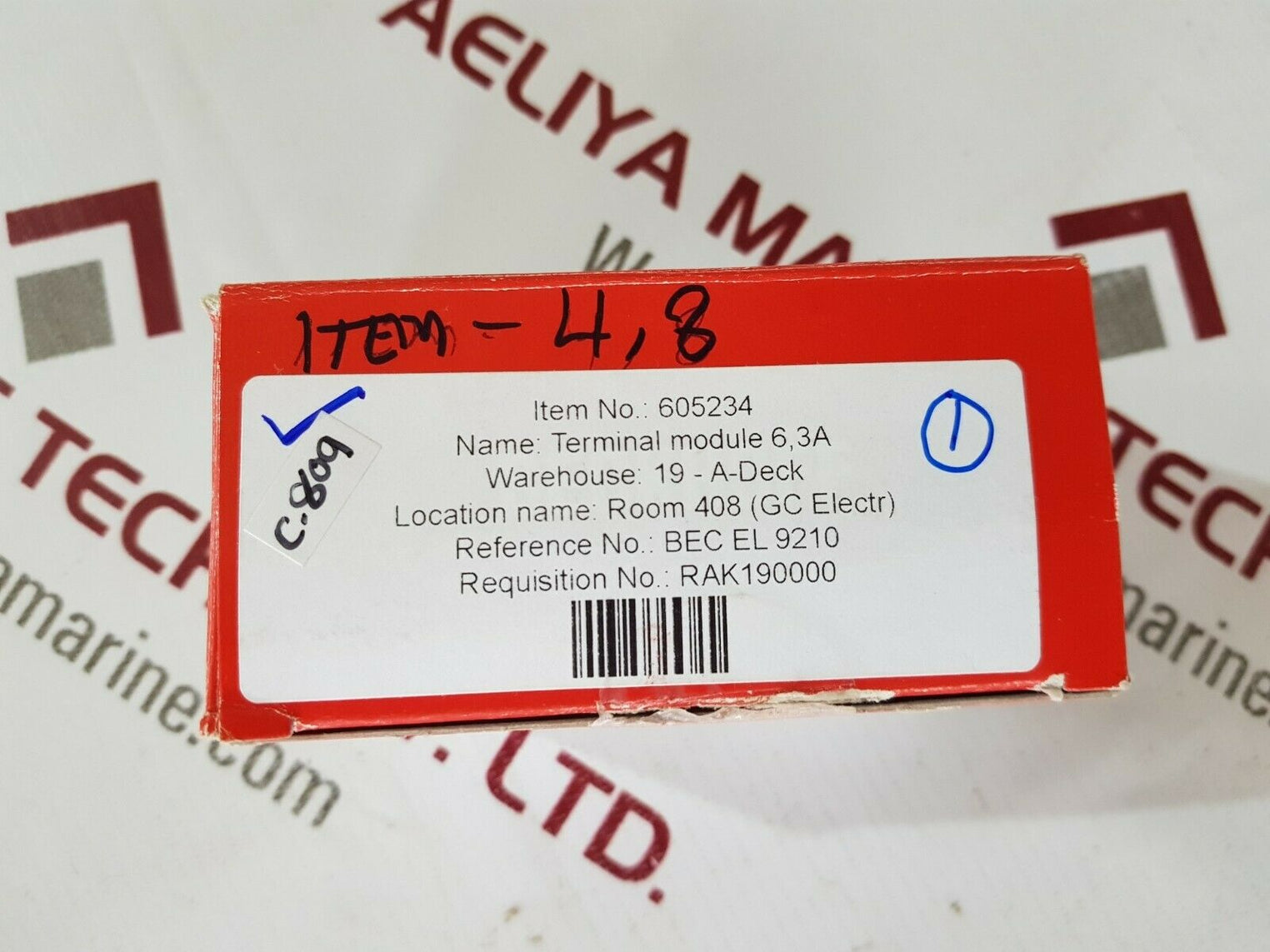 Beckhoff el9210 terminal module 6,3a