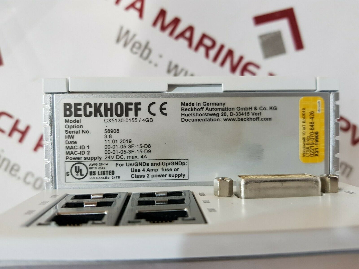 Beckhoff cx5130-0155/4gb