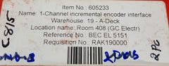 beckhoff es5151 incremental encoder interface