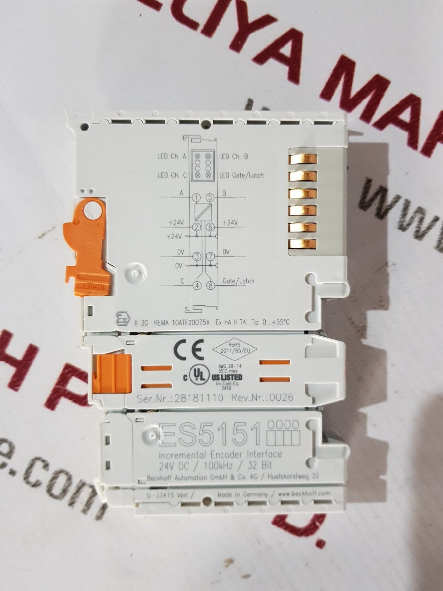 beckhoff es5151 incremental encoder interface