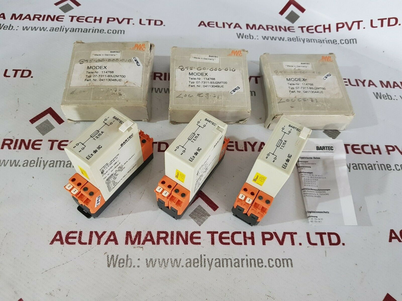 Bartec 07-7311-93J2/Mt00 Relay 250V