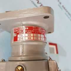 Hubbell killark krj-20 su-78 receptacle pin/sleeve 20amp115/230vac