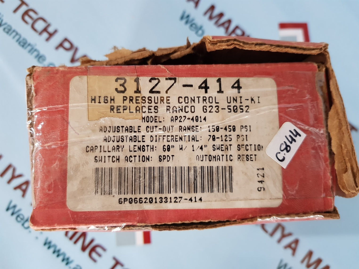 robertshaw high pressure control unit ap27-4014