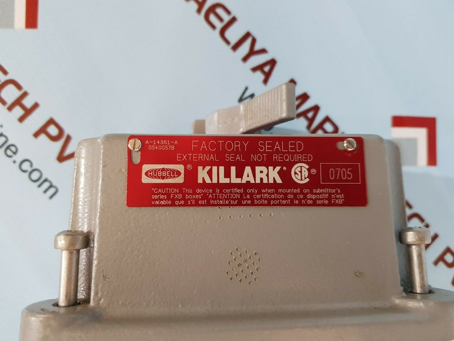 Hubbell Killark fxs-2c seal-x factory sealed tumbler switch controls