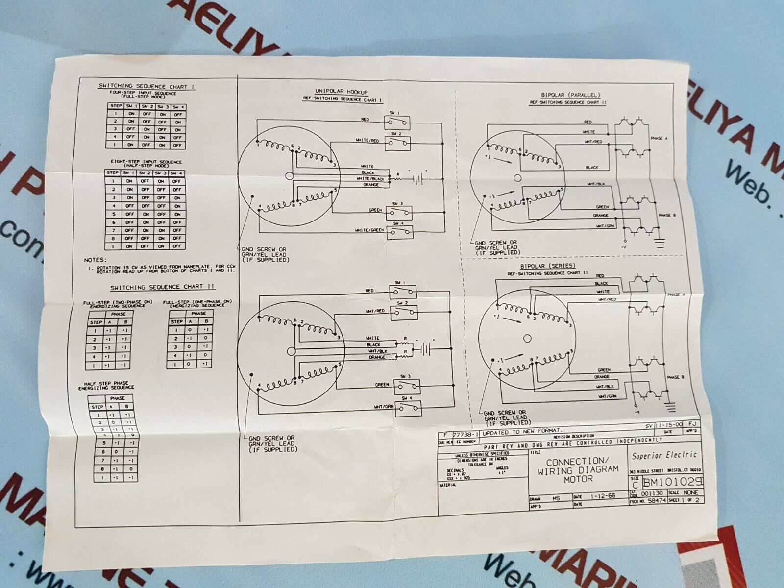 superior m092-te08 stepping motor
