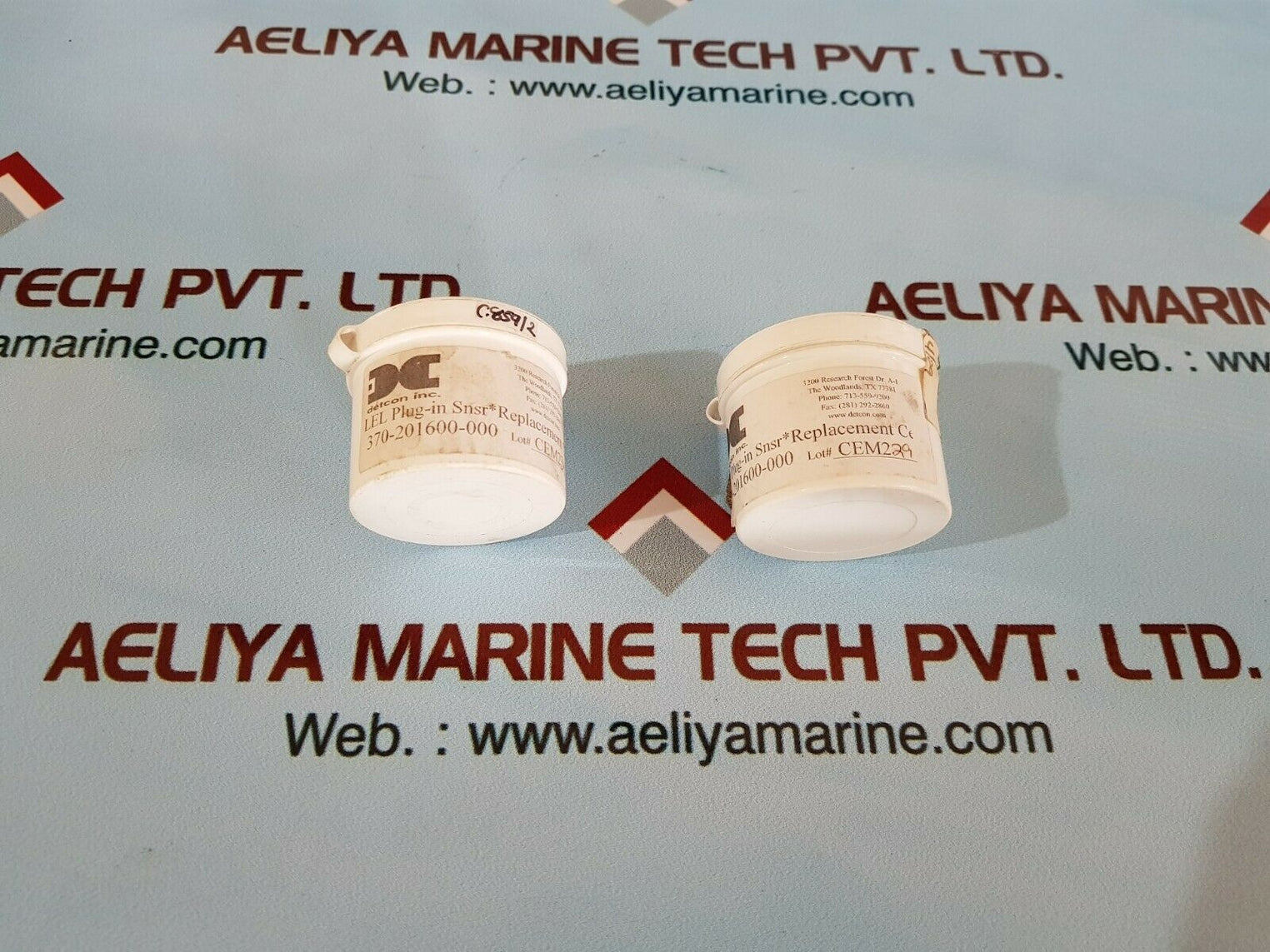 Detcon 370-201600-000 lel plug-in sensor 365-037020-160