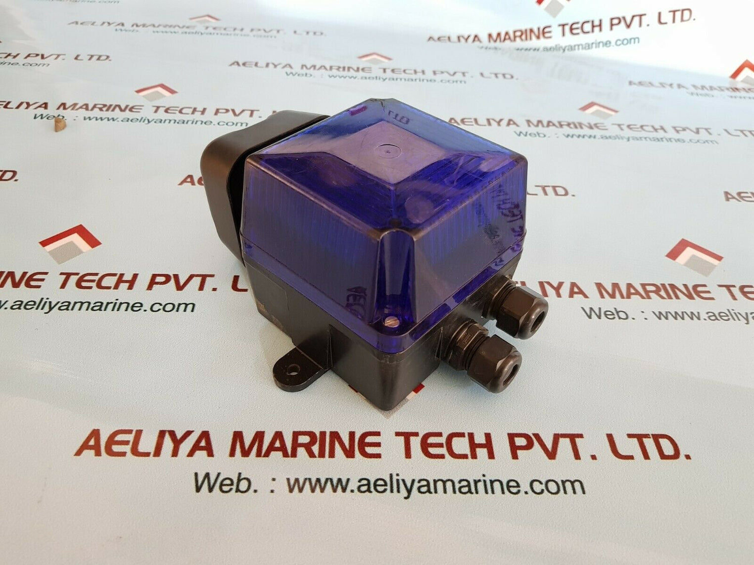 FHF 5843/5 second telephone alarm and signal unit blue