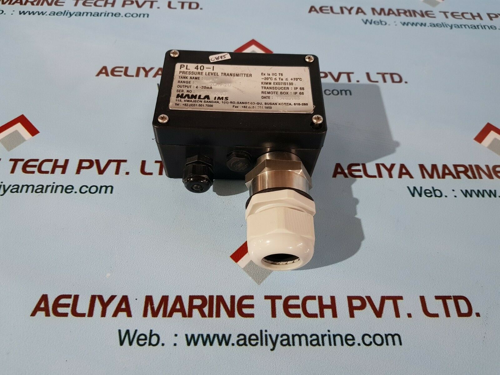 Hanla ims pl40-i pressure level transmitter range 01-20mh20