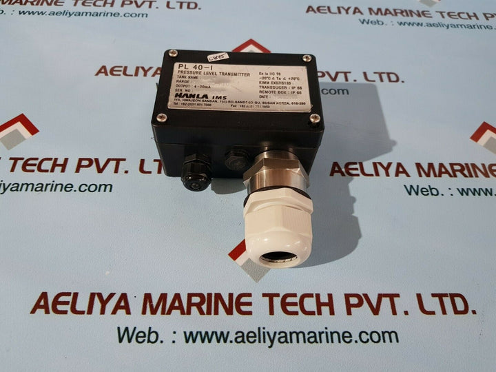 Hanla ims pl40-i pressure level transmitter range 01-20mh20