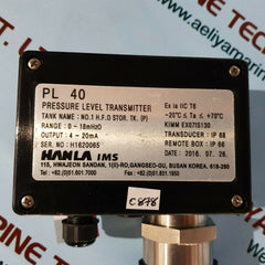 Hanla ims pl 40 pressure level transmitter range 0~18mh2o ip 66