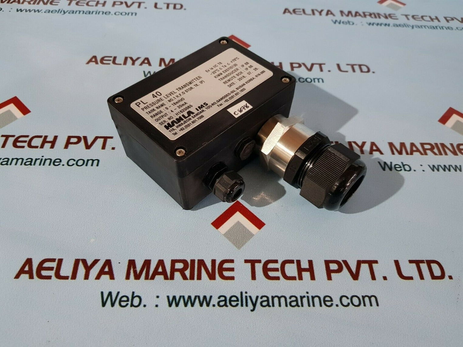 Hanla ims pl 40 pressure level transmitter range 0~18mh2o ip 66