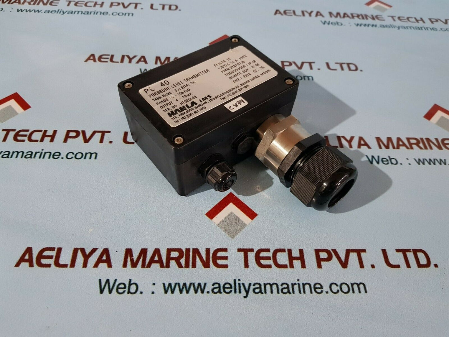 Hanla ims pl 40 pressure level transmitter range 0~10mh2o