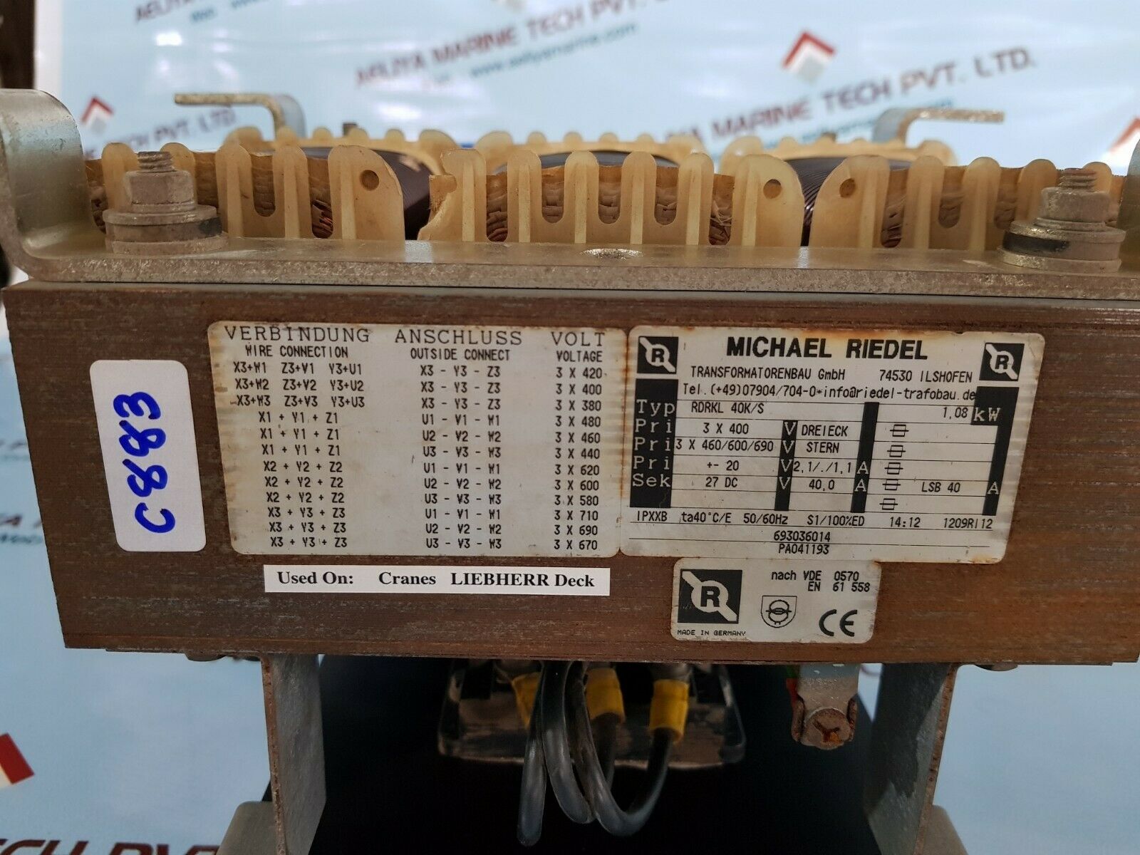 Michael riedel rdrkl 40k/s transformer – Aeliya Marine Tech®