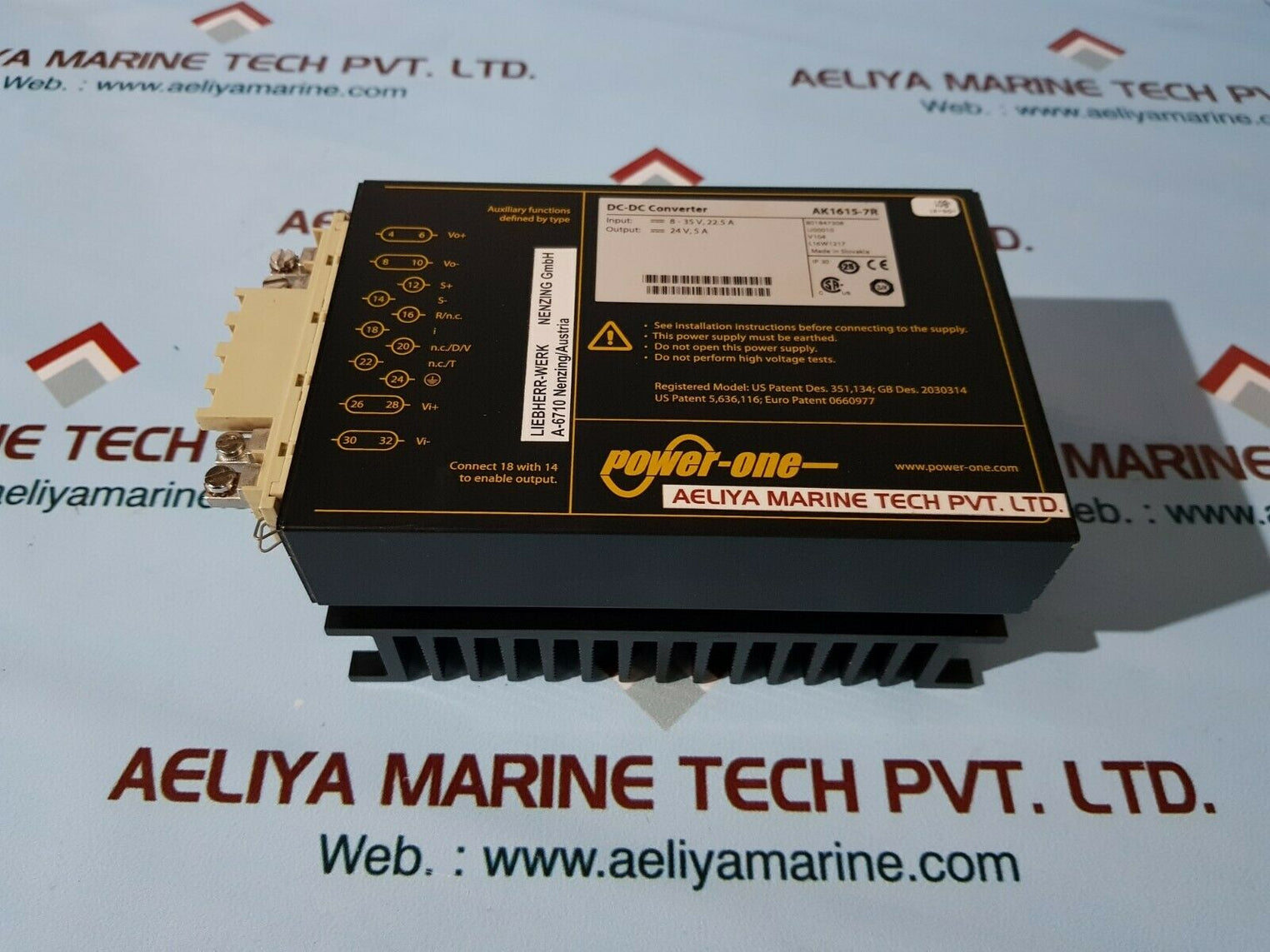 Power-one ak1615-7r dc-dc converter used