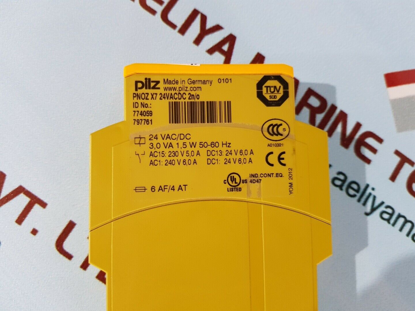 Pilz Pnozx7 24Vac Dc 2N/O Safety Relay