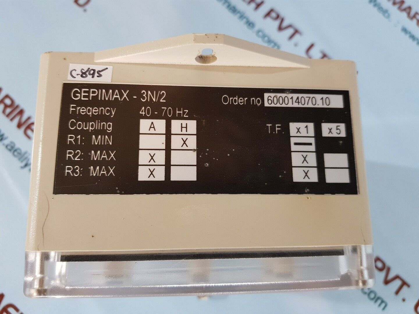 Deif gepimax-3n/2 protection relay range box s-211411