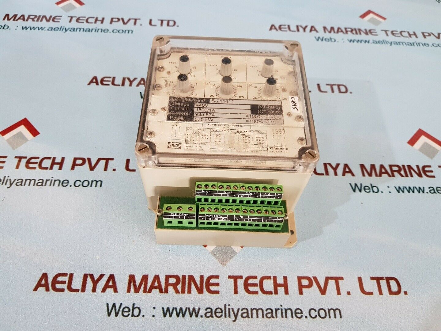 Deif gepimax-3n/2 protection relay range box s-211411