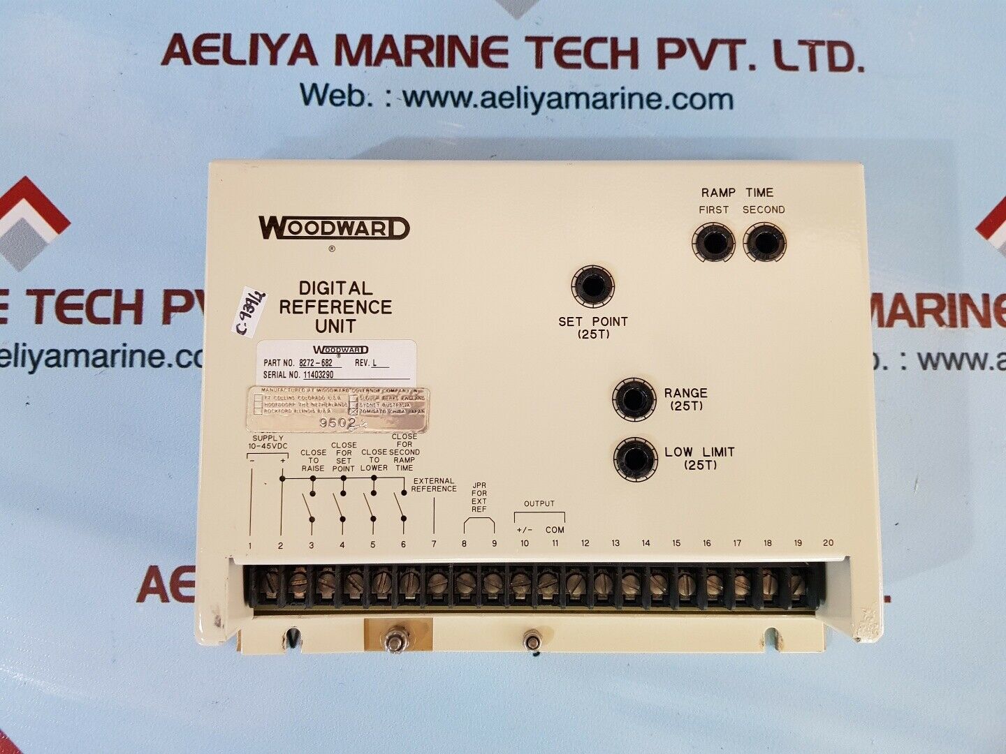 Woodward 8272-682 Rev.L Digital Reference Unit