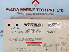 Woodward 9907-019 low voltage 2301a load sharing & speed control 200 ma 2k-6k hz