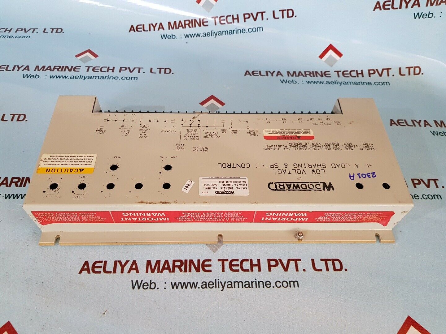 Woodward 9907-019 low voltage 2301a load sharing & speed control 200 ma 2k-6k hz