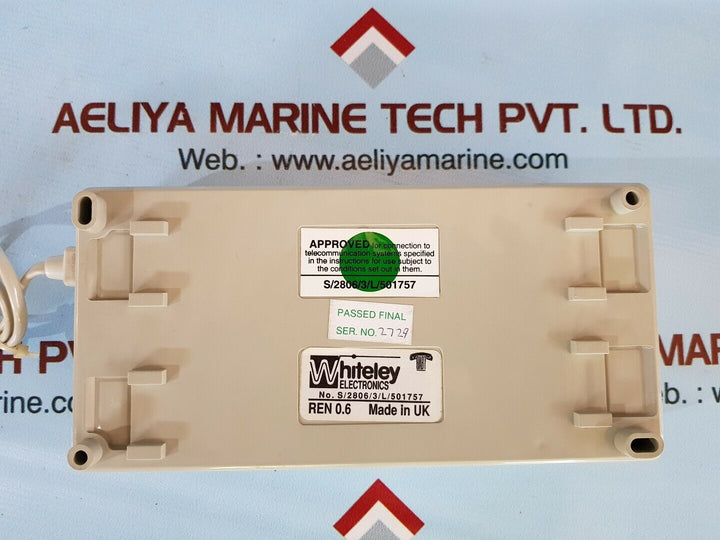 whiteley electronics call-alert ac out 7-250v 50hz dc out 4-60v